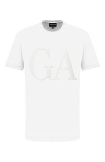 Хлопковая футболка Giorgio Armani