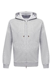 Толстовка из кашемира и хлопка Brunello Cucinelli