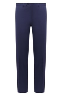 Брюки из шерсти и льна Brioni