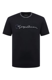 Хлопковая футболка Giorgio Armani