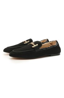 Замшевые лоферы Tod’s Tods