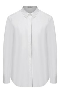 Хлопковая рубашка Brunello Cucinelli