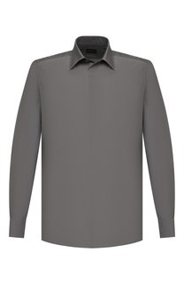 Сорочка из хлопка и шелка Zegna