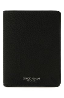 Кожаная обложка для паспорта Giorgio Armani