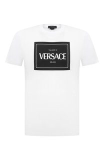 Хлопковая футболка Versace