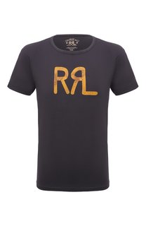 Хлопковая футболка RRL