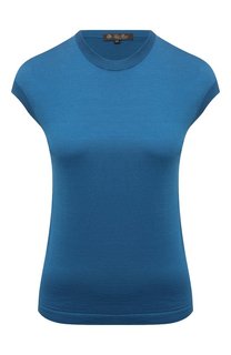 Топ из смеси шелка и хлопка Loro Piana