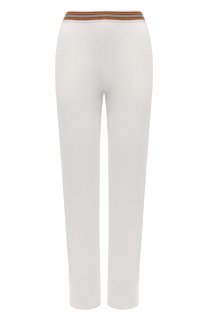 Брюки из шелка и хлопка Loro Piana