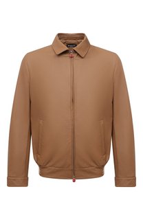 Кожаный бомбер Kiton