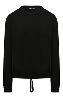 Свитшот из шелка и хлопка Tom Ford