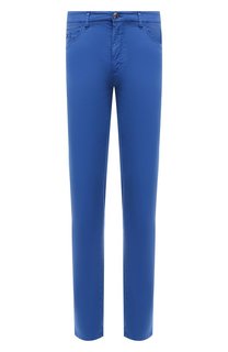 Брюки из хлопка и шелка Zilli