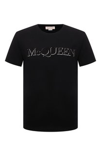 Хлопковая футболка Alexander McQueen