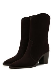 Замшевые казаки Denver Gianvito Rossi