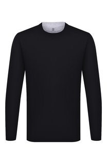 Хлопковый лонгслив Brunello Cucinelli
