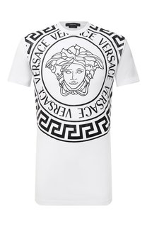 Хлопковая футболка Versace