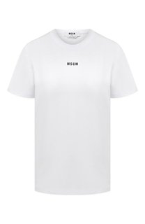 Хлопковая футболка MSGM