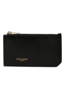 Кожаный футляр для кредитных карт Saint Laurent