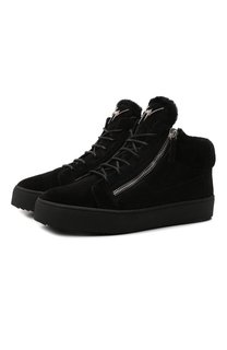 Замшевые кеды Kriss Winter Giuseppe Zanotti Design