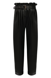 Кожаные брюки Balmain