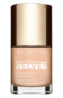 Увлажняющий тональный крем с матовым покрытием Skin Illusion Velvet, 100C lily (30ml) Clarins