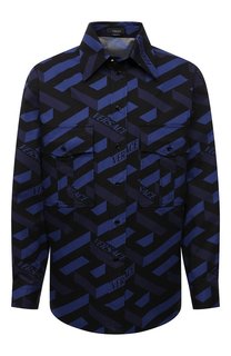 Хлопковая рубашка Versace