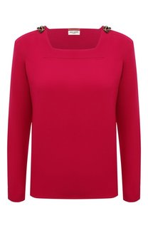 Блузка из вискозы Saint Laurent