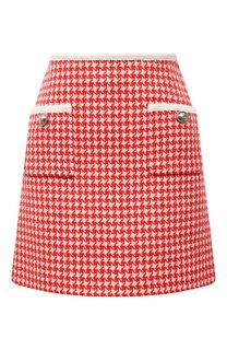 Шерстяная юбка Miu Miu