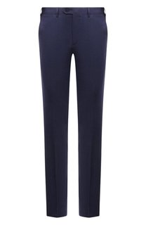 Брюки из шерсти и льна Brioni
