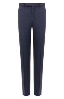 Брюки из хлопка и льна Zegna