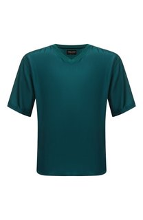 Шелковая футболка Giorgio Armani