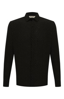 Шелковая рубашка Saint Laurent