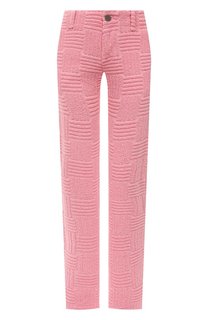 Брюки из хлопка и вискозы Bottega Veneta
