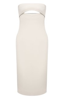 Платье из вискозы Saint Laurent
