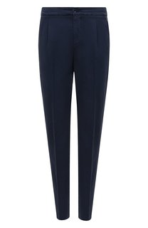 Брюки из хлопка и льна Loro Piana
