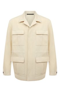 Куртка из хлопка и льна Loro Piana