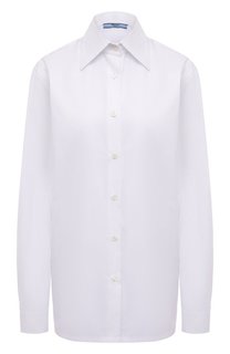 Хлопковая рубашка Prada