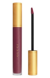 Жидкая губная помада Rouge À Lèvres Liquide Mat, оттенок 607 Vanessa Violet Gucci