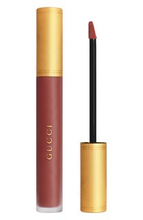 Жидкая губная помада Rouge À Lèvres Liquide Mat, оттенок 203 Mildred Rosewood Gucci