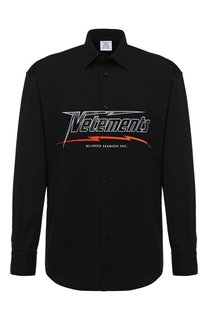 Хлопковая рубашка VETEMENTS