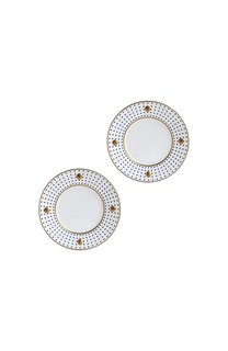 Набор из двух тарелок Knossos Blue Sky Bernardaud