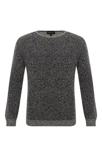 Свитер из хлопка и шелка Giorgio Armani