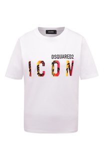 Хлопковая футболка Dsquared2