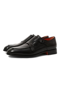 Кожаные монки Santoni