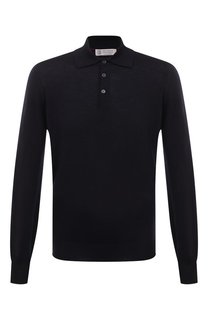 Поло из шерсти и кашемира Brunello Cucinelli