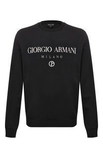 Хлопковый свитшот Giorgio Armani