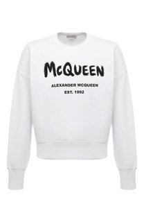Хлопковый свитшот Alexander McQueen