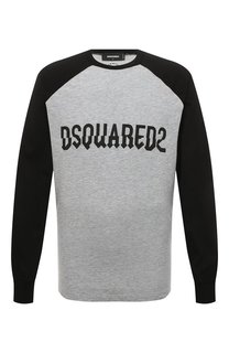 Лонгслив из хлопка и вискозы Dsquared2