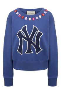 Хлопковый свитшот Gucci x NY Yankees Gucci