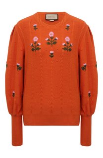 Пуловер из шерсти и хлопка Gucci