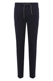Брюки из хлопка и льна Brunello Cucinelli